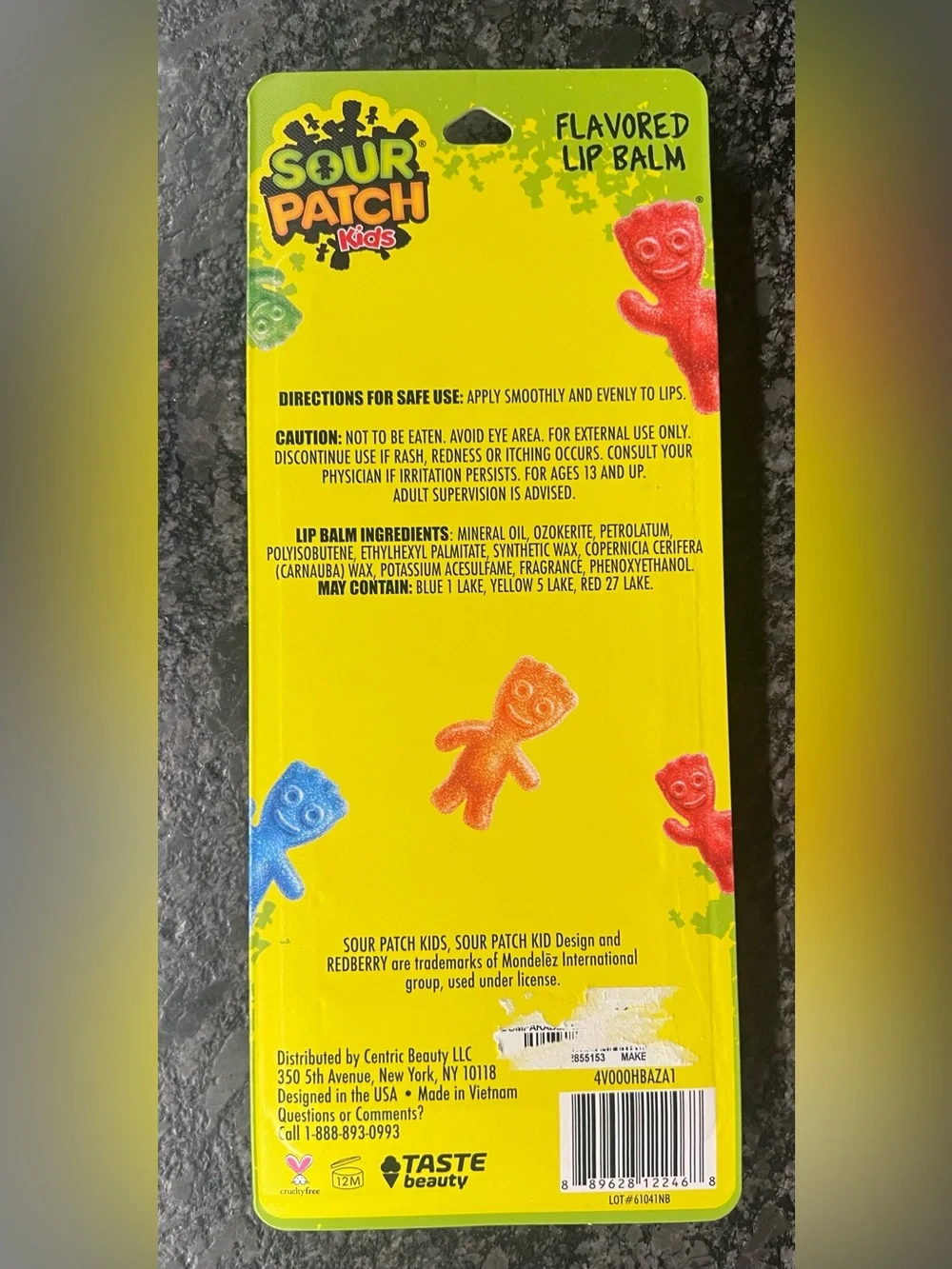 Sour Patch Kids 8 multi-pack Flavored Lip Balm  party favor set NEW